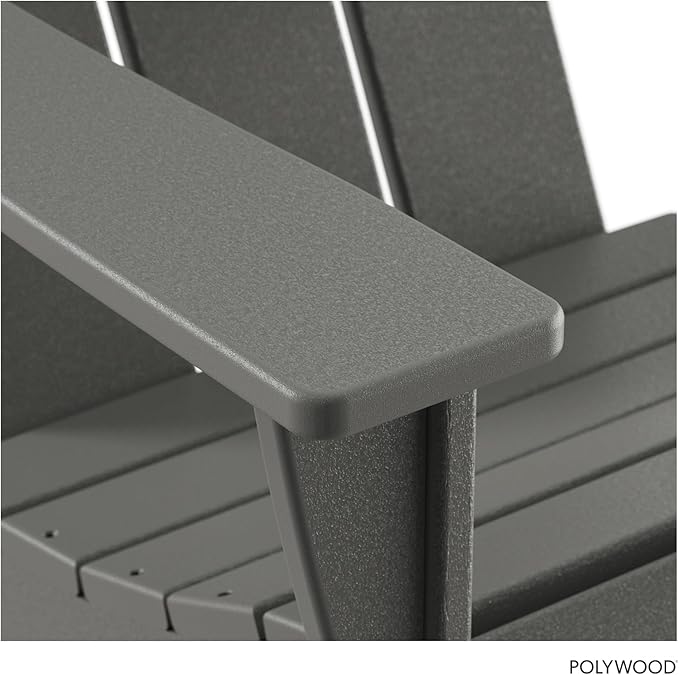 Modern Adirondack Chair (Slate Grey)