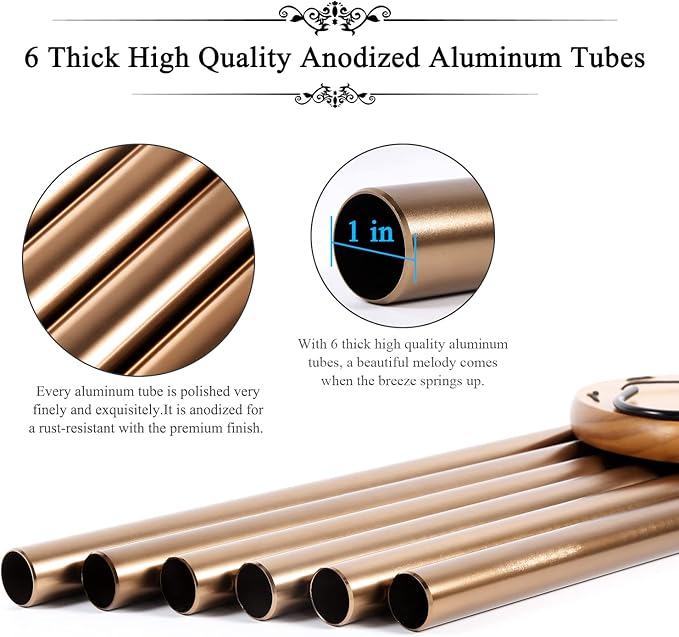Large Wind Chimes for Outside Deep Tone,42" Memorial Wind Chimes for Loss of Loved one, Sympathy Gifts Outdoor Decor in Garden,Porch, Backyard and Patio (Bronze)