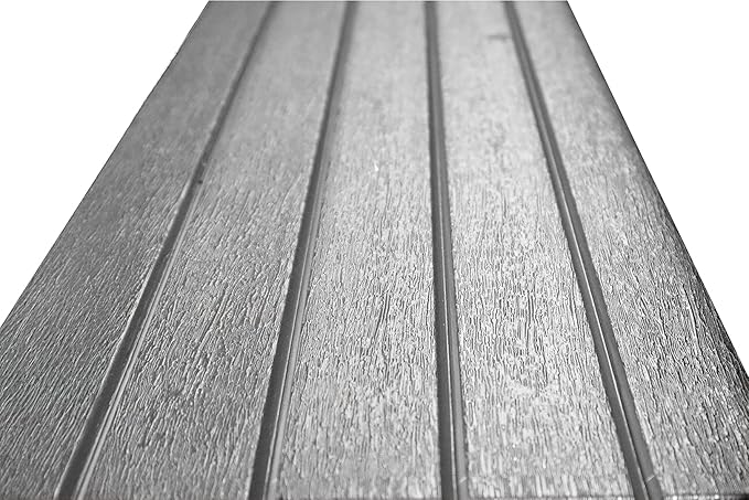 Bench, Deep Grey Top with Black Sides, 2 Pack - Proudly Made in The USA, Click and Lock Hardware-Free Assembly, Durable and Stylish Outdoor Seating