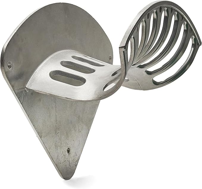 Hose Holder - Heavy Duty Aluminum Water Hose Hanger Wall Mount - Garden Hose Reel for 200ft 1/2" Hoses - Water Hose Holder - Hose Rack for Outside by Kings County Tools