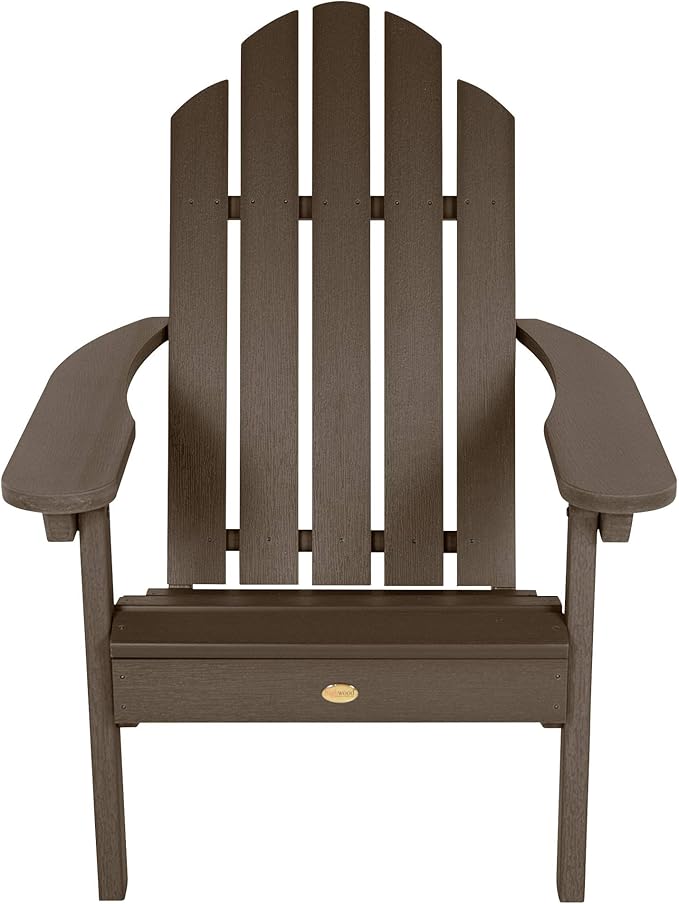 Highwood Classic Westport Adirondack Chairs, 2-Piece Set, Weathered Acorn