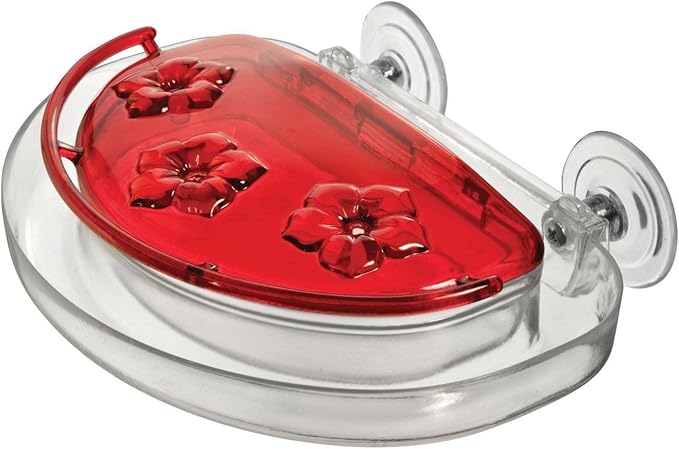 Aspects 407 Jewel Box Window Hummingbird Feeder, 8-Ounce