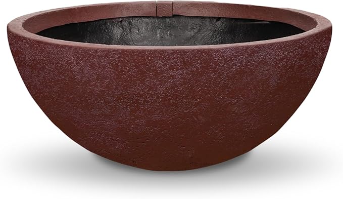 Aquascape Fountain Bowl Container Water Garden, Merlot, 32 inch Dia (81 cm), 78391