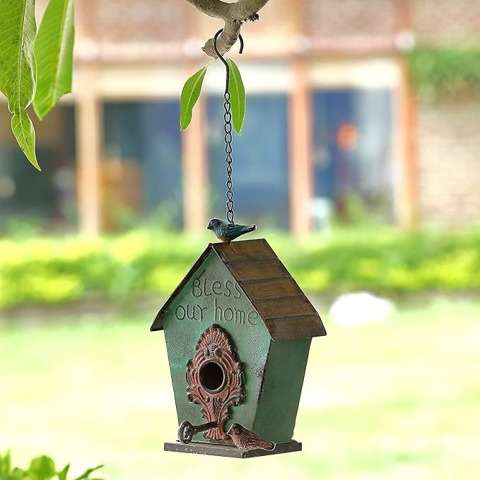 Bird Houses for Outside Hanging Metal Birdhouses for Outdoor