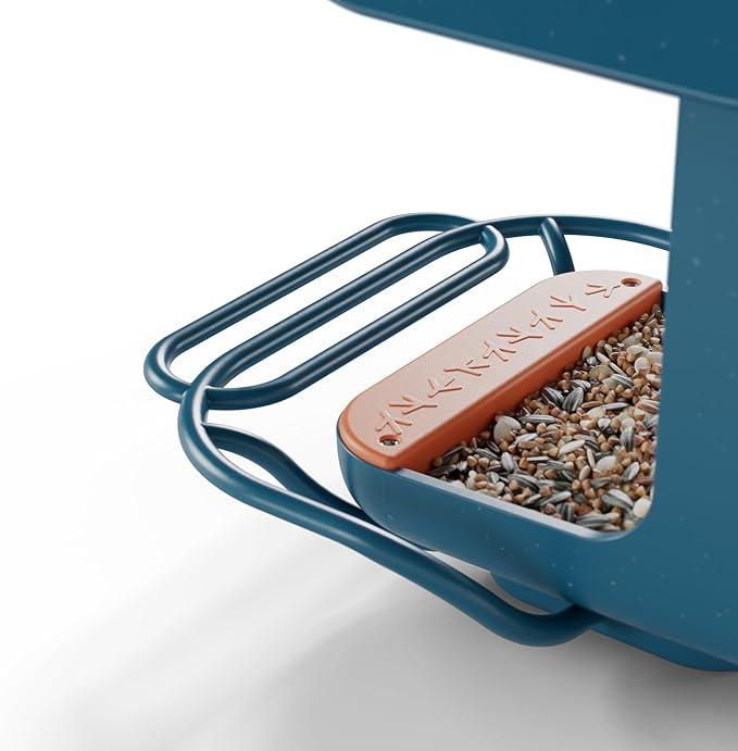Birdbuddy Blue Perch Extender – Add-On Accessory for Better Watching Experience - Outdoor Bird Perch - Weatherproof and Durable