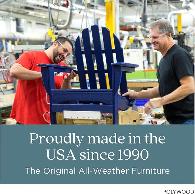 POLYWOOD AD4030SA Classic Outdoor Adirondack Chair, Sand