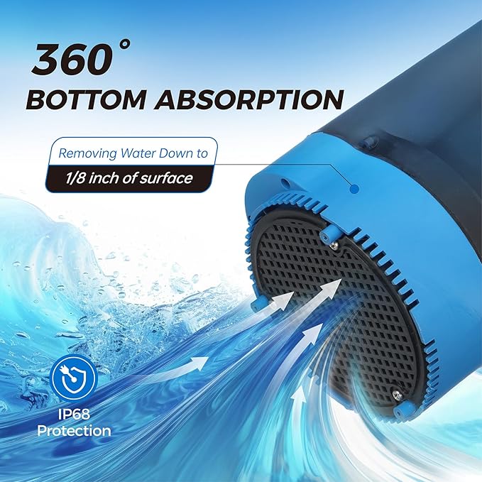 1/3 HP Submersible Water Pump 2400GPH Small Sump Pump Thermoplastic Electric Portable Transfer Utility Pump Clean for Swimming Pool Basement Garden Pond