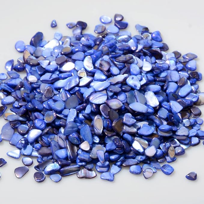 QICQDRAM Crushed Shells for Crafts About 2LB (900g/31.74oz) Small Natural Crushed Shells Bulk for Crafts DIY Beaching Wedding Decoration Vase Fillers