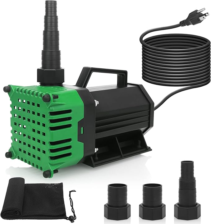 Sump Pump Submersible Water Pump Thermoplastic Portable Utility Pump High Flow Water Removal