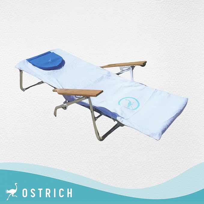 Ostrich Custom-Fitted Chaise Towel, Designed to Fit Chaise Lounge Chairs, Beach Chair Not Included