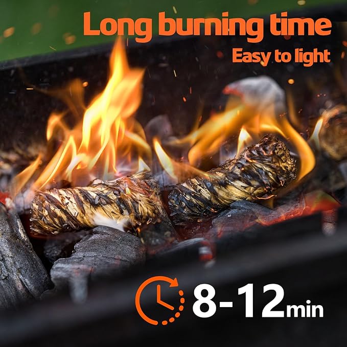 36PCS Fire Starters for Campfires Grill BBQ Camping Fireplace Fire Pit,Quick Light Wood Charcoal Fire Starter, Waterproof-Natural Fire Starters Camping fire Starter Charcoal Starters