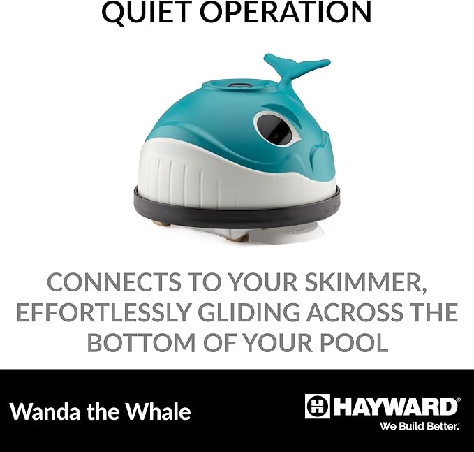 Hayward W3900 Wanda the Whale Above-Ground Suction Pool Cleaner for Any Size Pool (Automatic Pool Vacuum)