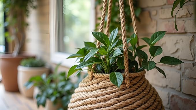 1/8 in (3 mm) X 164 Ft (50 Meters) Sisal Hemp Rope Twine for Home Decorating, Cat Scratcher Post Tree, DIY Arts Crafts, Garden, Binding, Packing Material