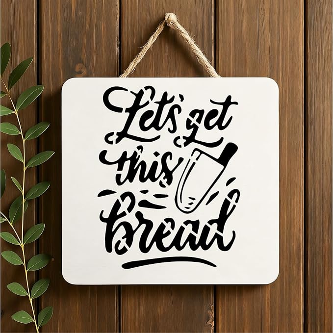 Funny Stencils 4in 56pcs Reusable Plastic Templates Proverb Craft Paint Template DIY Crafts Letter Words Decoration for Fabrics Window Wall Home Wood(4inch 56 Pack)