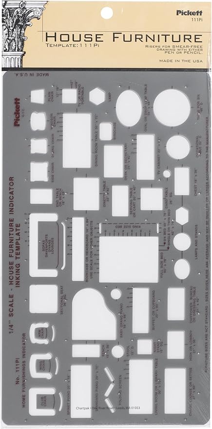 Pickett House Furniture Indicator Template (111PI)