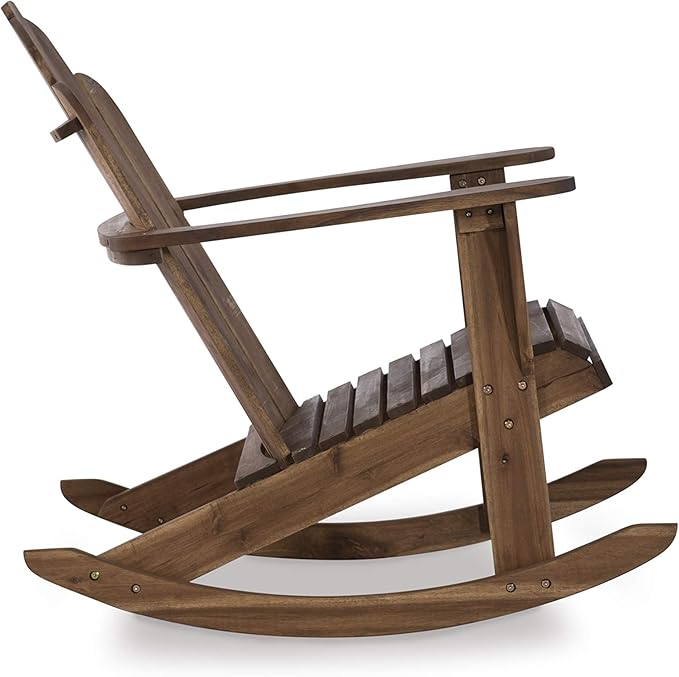 Linon Woodstock Rocking Chair, Teak