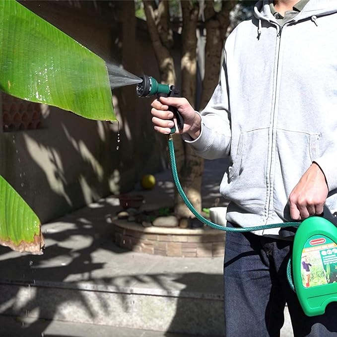 Garden Hose Leakproof for Gardener: 1/2” PVC Water Hoses with GHT Fittings - 25 FT No Kink and Flexible for Outdoor Watering