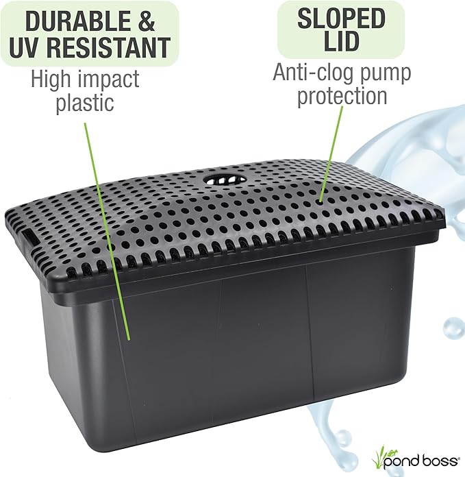 pond boss Medium Filter Kit with Pump for Ponds and Water Features