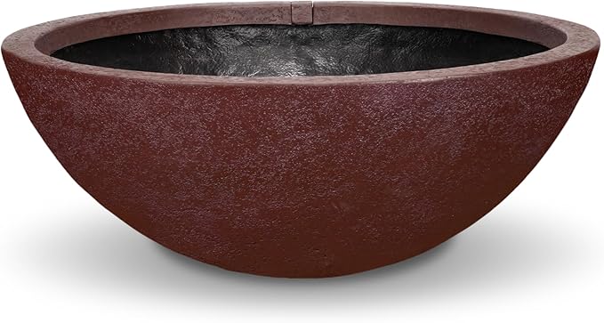 Aquascape Fountain Bowl Container Water Garden, Merlot, 40 inch Dia (102 cm), 78392