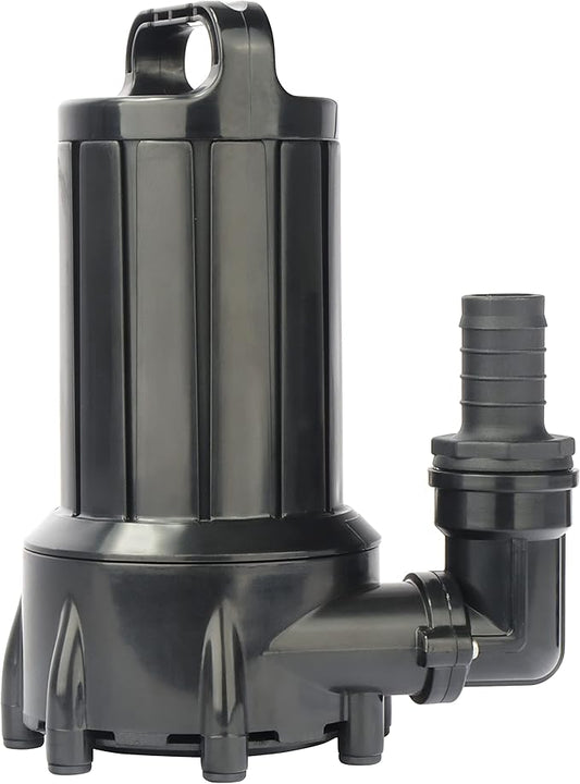 OYO WATER 2000GPH Submersible Outdoor Inline Pond Pump High Head Water Pump for Garden Waterfall Fountain Water Circulation for Koi Fish Pond