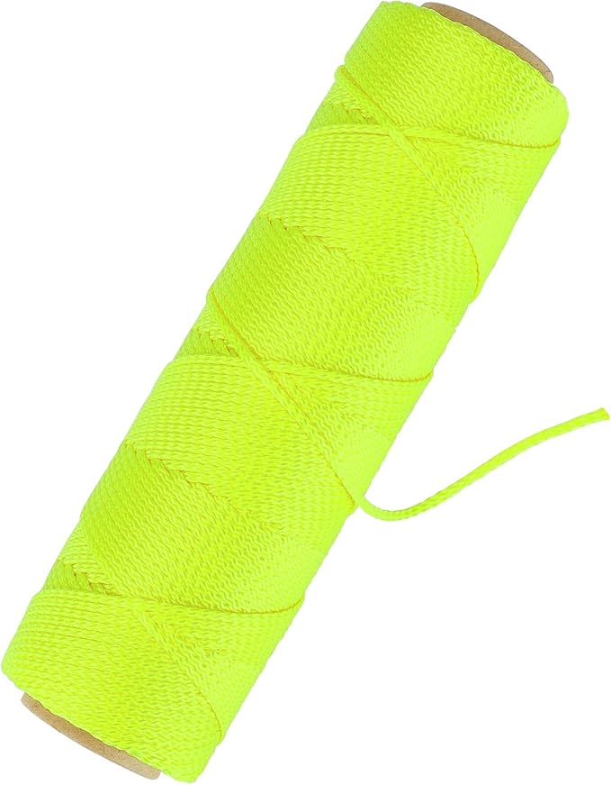 Goldblatt Mason Line, 250 Feet #18 Braided Nylon String, Perfect for Gardening or Masonry Tools