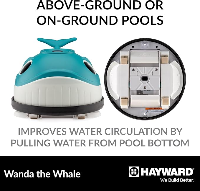 Hayward W3900 Wanda the Whale Above-Ground Suction Pool Cleaner for Any Size Pool (Automatic Pool Vacuum)