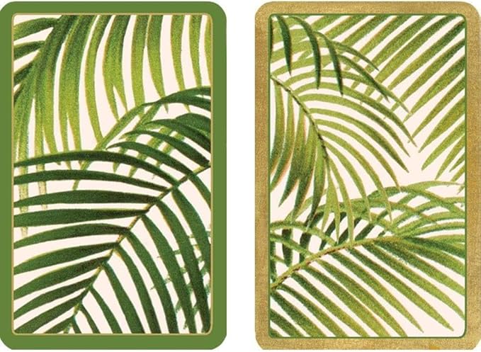 Entertaining with Caspari Double Deck of Bridge Playing Cards, Under The Palms