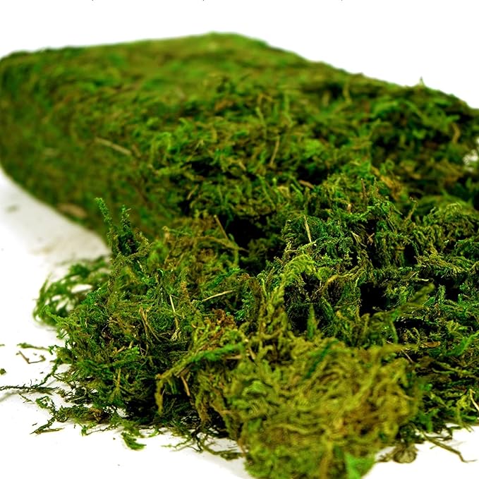 Artificial Moss, 16OZ Fake Moss for Crafts, Decorative Centerpieces, Fairy Garden, Wedding Party Decor, Faux Potted Plants, 455gr (Fresh Green)