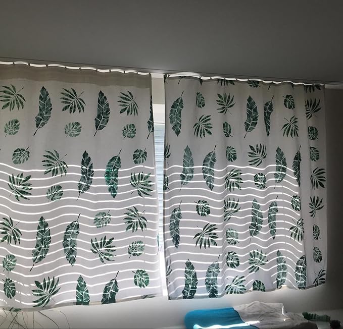 Large Leaf Stencils for Painting on Walls Fern Palm Stencil Tropical Leaves Wall Stencils for Crafts Furniture Wood Fabrics