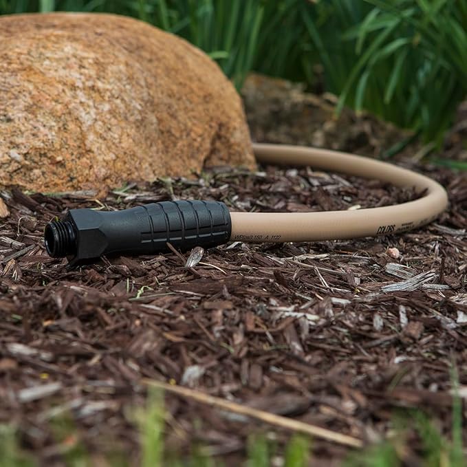 Flexzilla Colors SwivelGrip Garden Hose 5/8 in. x 100 ft., Lightweight All-Weather Water Hose, Durable and Flexible, Leak-Free Connections, Brown Mulch