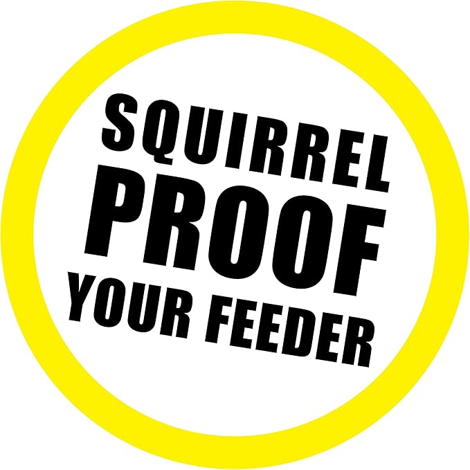Scram, Squirrel by Slinky, Squirrel-Proof Bird Feeder Accessory that Guards Bird Seed, Kids Toys for Ages 5 Up by Just Play