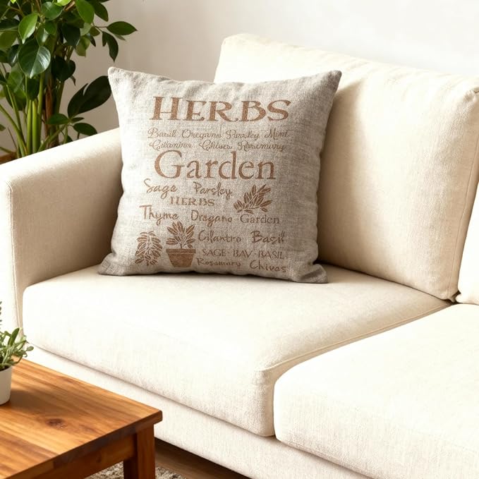 TIAMECH A4 Reusable Herbs Garden Stencil for Painting - Plants Pot Layering Template, DIY Wall Art, Wood Furniture, Scrapbook & Crafts (8.3x11.7inch)