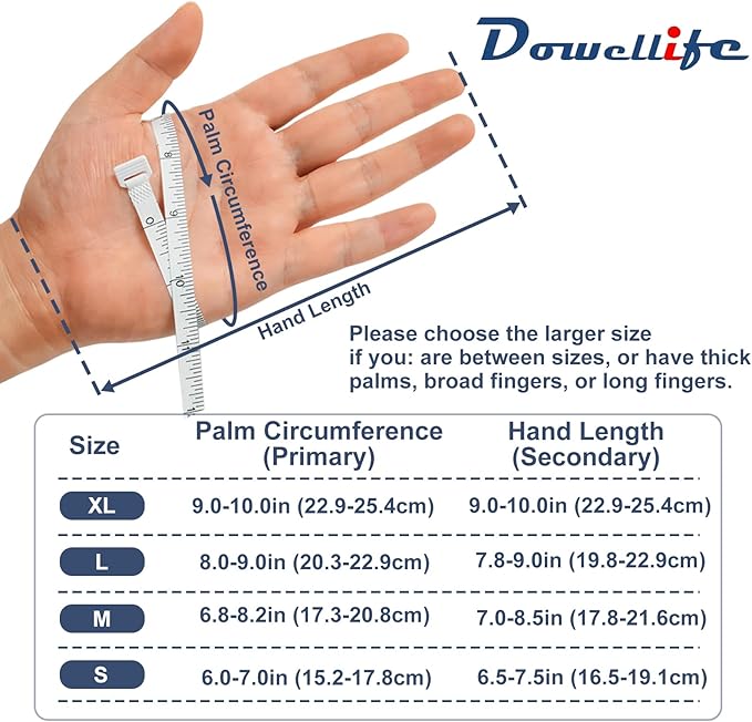Dowellife 3 Pairs Level 5 Cut Resistant Work Gloves for Men and Women, PU Coated Breathable Gardening Gloves, Thin Flexible and Firm Grip for Mechanics and Fishing (Large, Grey)