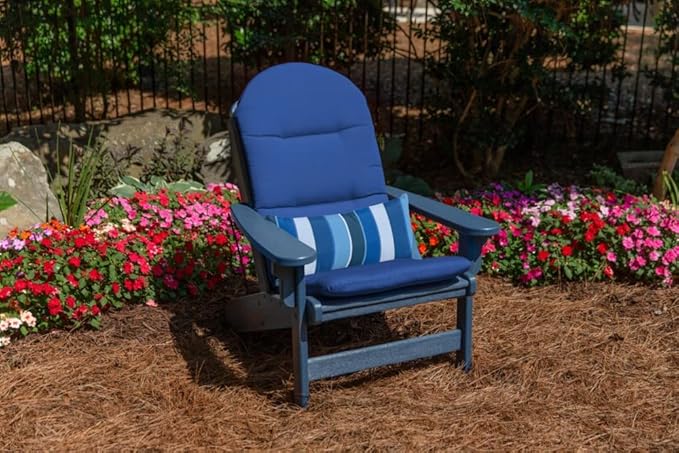 Sunbrella Patio Cushions - 20.5" W x 49" L x 2" T, Outdoor Adirondack Chair Cushion with Comfort, Style & Durability Designed for Outdoor Living - Made in The USA