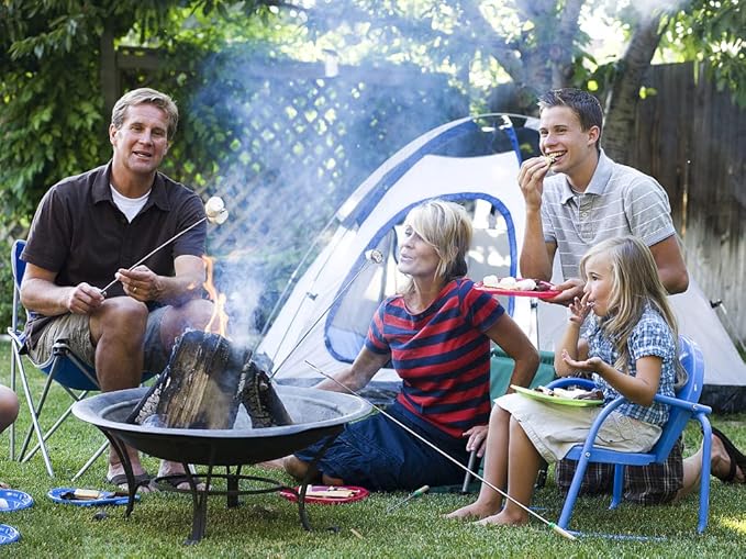 Marshmallow Roasting Sticks Smores Stick for Fire Pit - Hot Dog Campfire Skewers Mashmellow Camping 32 Inch Long Extendable Forks 5 Pack
