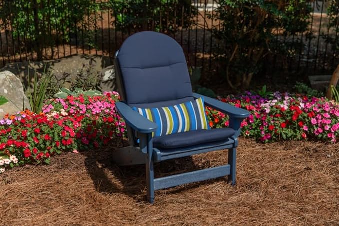 Sunbrella Patio Cushions - 20.5" W x 49" L x 2" T, Outdoor Adirondack Chair Cushion with Comfort, Style & Durability Designed for Outdoor Living - Made in The USA