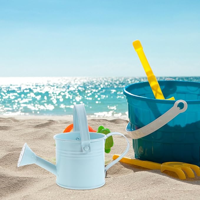 DOITOOL Metal Watering can Small 0.6L Portable Watering Pot with Long Spout for Indoor Outdoor Plants Garden Flowers Kids Watering can