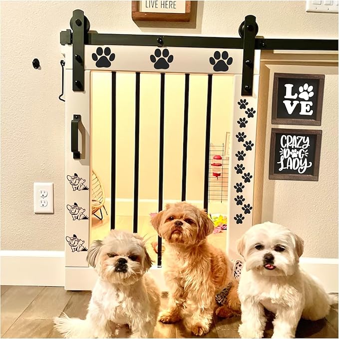 Small Stencils for Painting on Wood Burning Reusable, 3 Inch Reusable Stencil for Craft Ornament Paint Template Stencils for Wall Card Rock Wood Signs Coasters Canvas Home Decor (Dog)