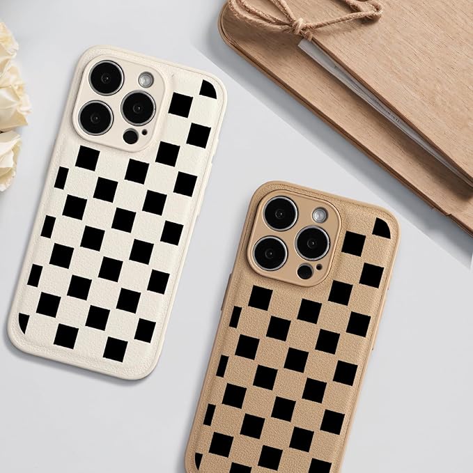 Checkerboard Stencils - 4 Pcs Assorted Sizes Reusable Checks Templates for Wood, Pillows, Walls, Scrapbooks, Cards, and DIY Crafts
