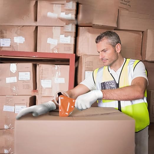 Kebada W1 Work Gloves for Men and Women, PU Coated Safety Gloves with Grip, Touchscreen, Ideal for Warehouse Package Handling, Construction, Gardening, White Small