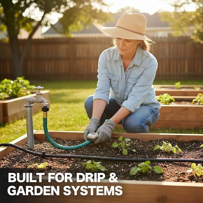 Leader Hose for Outdoor Garden Connection: 2FT 1/2" Short Hose with Male to Female Fittings Leakproof and No Kink for Faucet Extension Drip Irrigation