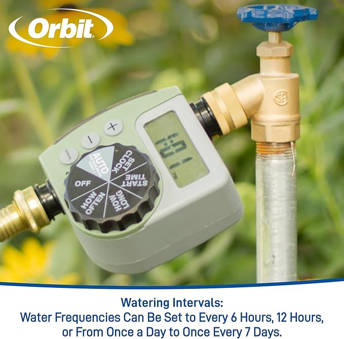 Orbit 62056 One Outlet Single-Dial Hose Faucet Timer (Pack of 10)