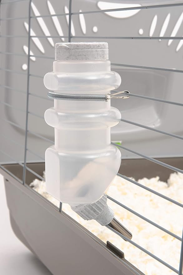Lixit® Top Fill No Drip Water Bottles for Rabbits, Ferrets, Hamsters, Guinea Pigs, Rats, Chinchillas and Other Small Animals - Made in USA (Granite (Pack of 1), 16 Ounce)