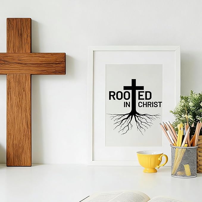 21 Pcs Christian Stencils for Painting Reusable Bible Cross Faith Stencils Crafts for DIY Drawing, Walls, Wood Signs, Window, Fabric Home Decorations