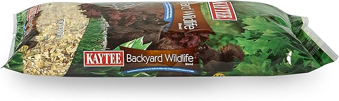 Kaytee Backyard Wildlife Food Blend for Wild Squirrels, Chipmunks, Rabbits and Other Backyard Wildlife, 5 Pound (Pack of 2)