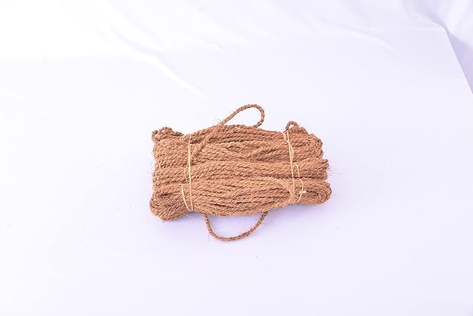 Coconut Fiber Twine Made of 100% Natural Coconut Fiber,Weight per Hank is 1 Lbs,and Length is 200 Feet