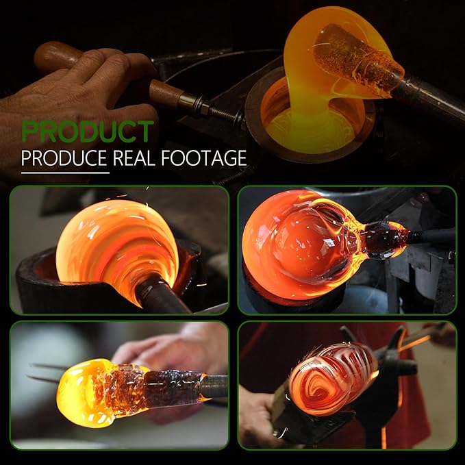 2 Pcs Blown Glass Hummingbird Feeder for Outdoors Hanging, Ant & Bee Resistant Window Bird FeederHandmade Garden Decor Gift for Women - Small Round Glass Feeders Bundle (Ellipse B2)
