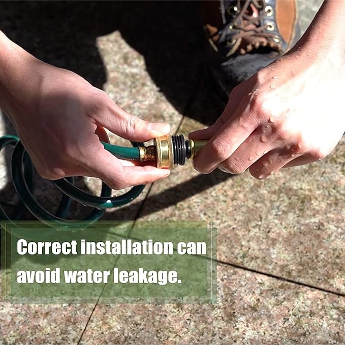 Garden Hose Leakproof for Gardener: 1/2” PVC Water Hoses with GHT Fittings - 3 FT No Kink and Flexible for Outdoor
