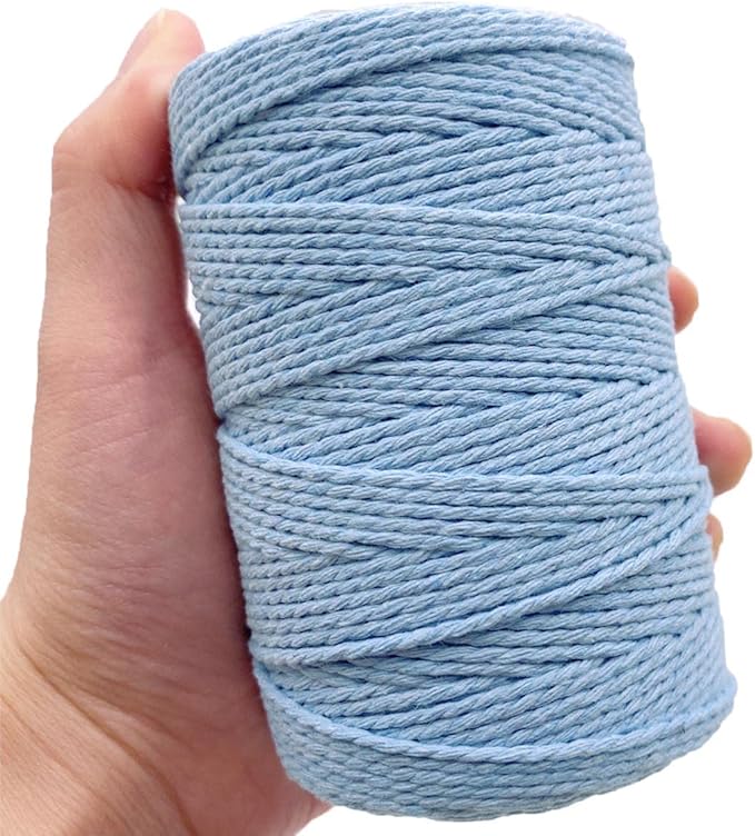 Cotton Butchers Twine - 500 Feet, Blue