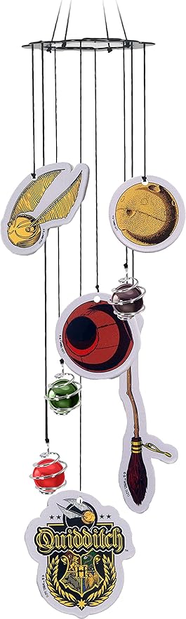Spoontiques Harry Potter Quidditch Wind Chime - Outdoor Garden Décor - Decorative Chimes for Yard, Garden, Backyard and Patio Decoration